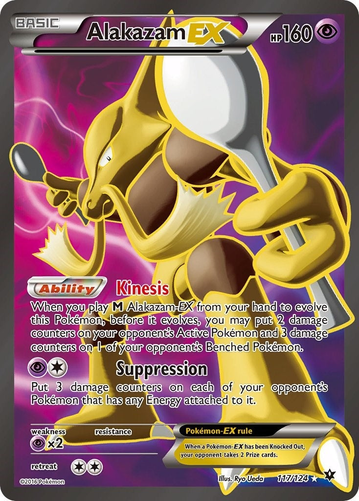Alakazam EX Full Art (117/124) [FCO]