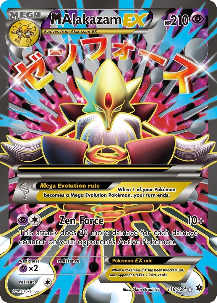 M Alakazam EX Full Art (118/124) [FCO]