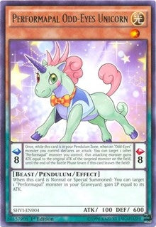 Performapal Odd Eyes Unicorn (SHVI-EN004) [SHVI]