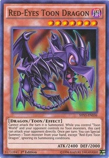 Red Eyes Toon Dragon (SHVI-EN036) [SHVI]