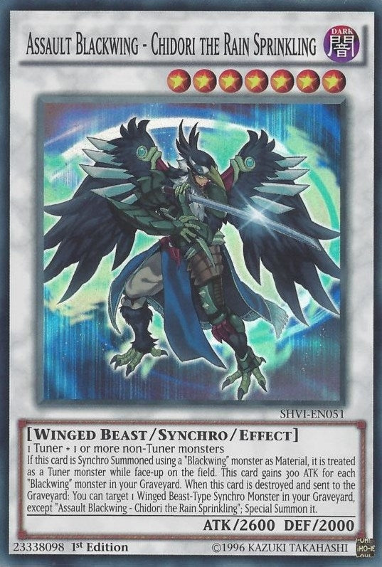 Assault Blackwing Chidori the Rain Sprinkling (SHVI-EN051) [SHVI]