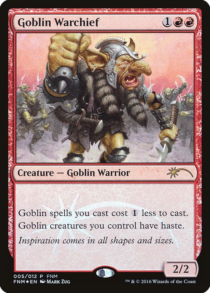 Goblin Warchief 2016 (5) [FNM]