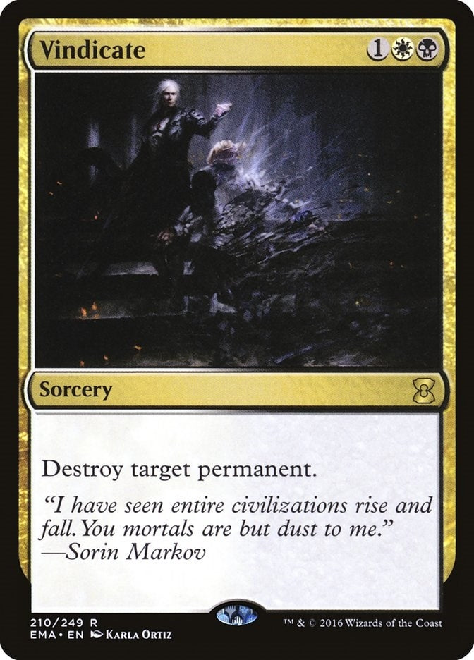 Vindicate (210) [EMA]