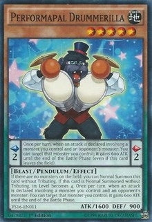 Performapal Drummerilla (YS16-EN011) [YS16]