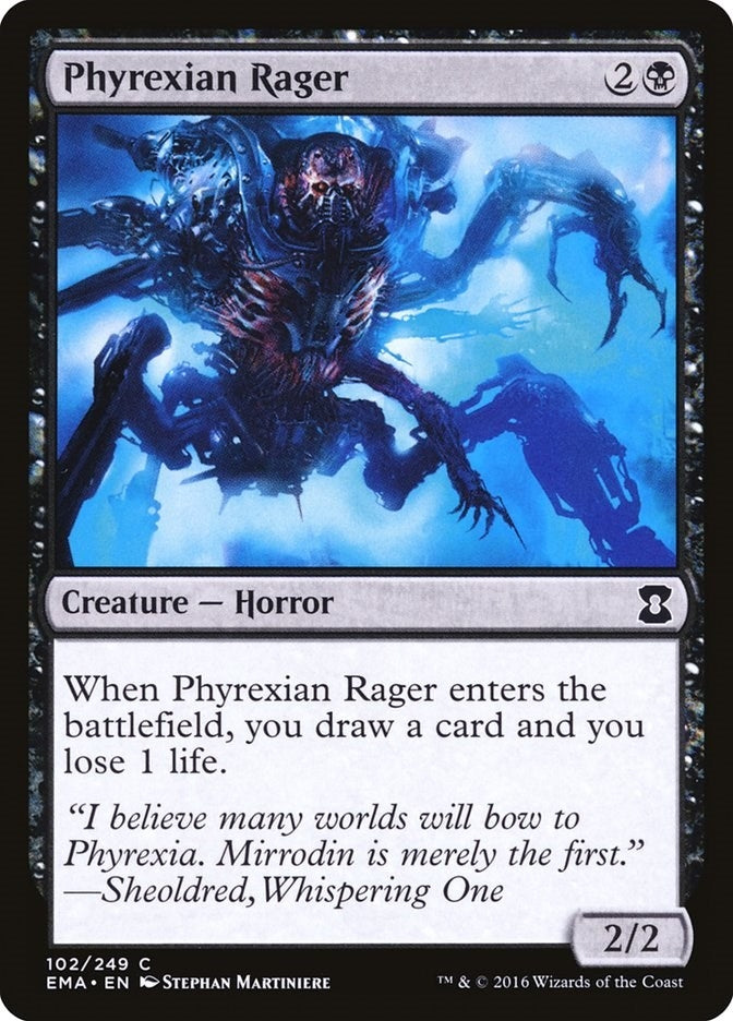 Phyrexian Rager (102) [EMA]