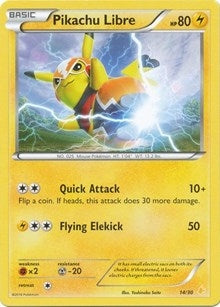 Pikachu Libre 14 Non Holo (14/30) [PR]