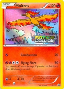 Moltres XY127 Prerelease Staff (XY127) [PR]