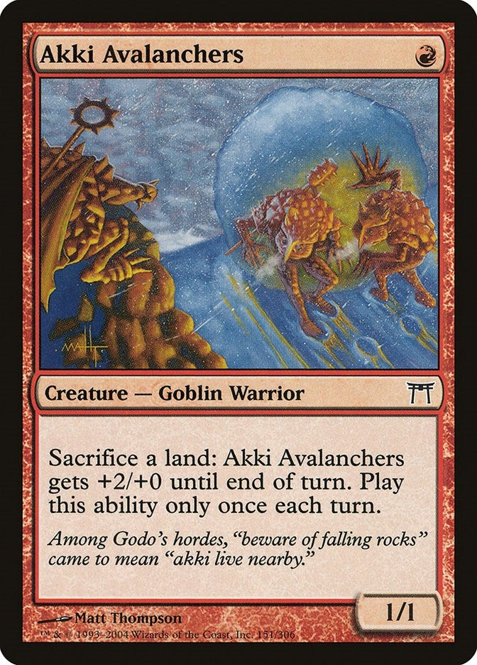 Akki Avalanchers (151) [CHK]