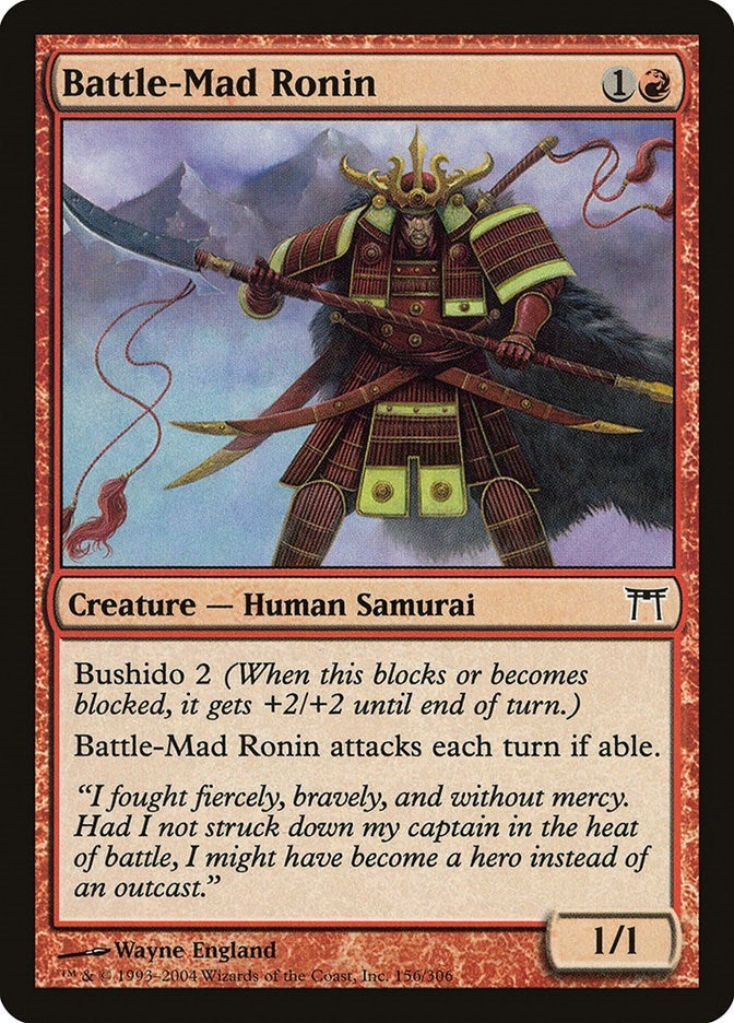 Battle Mad Ronin (156) [CHK]