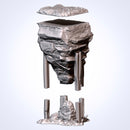 Floating Rocks 3D printed terrain view 11