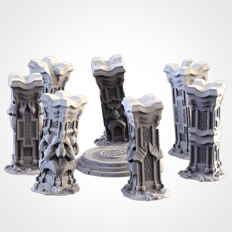 Dwarf Village 3D printed terrain view 11