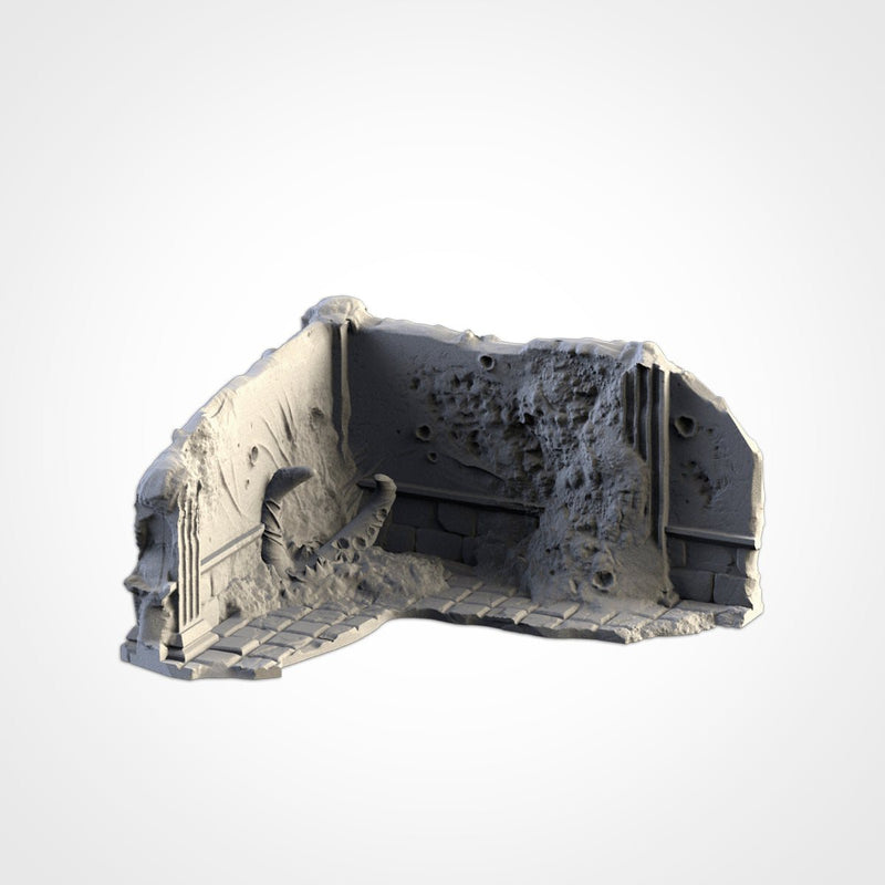 Infected Ruins 3D printed terrain view 11