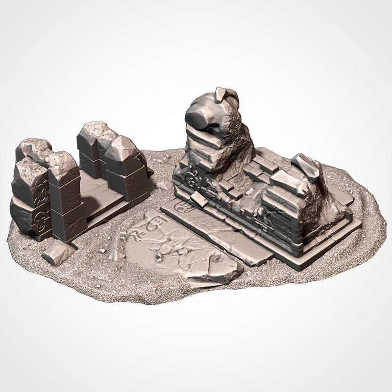Egypt 3D printed terrain view 11