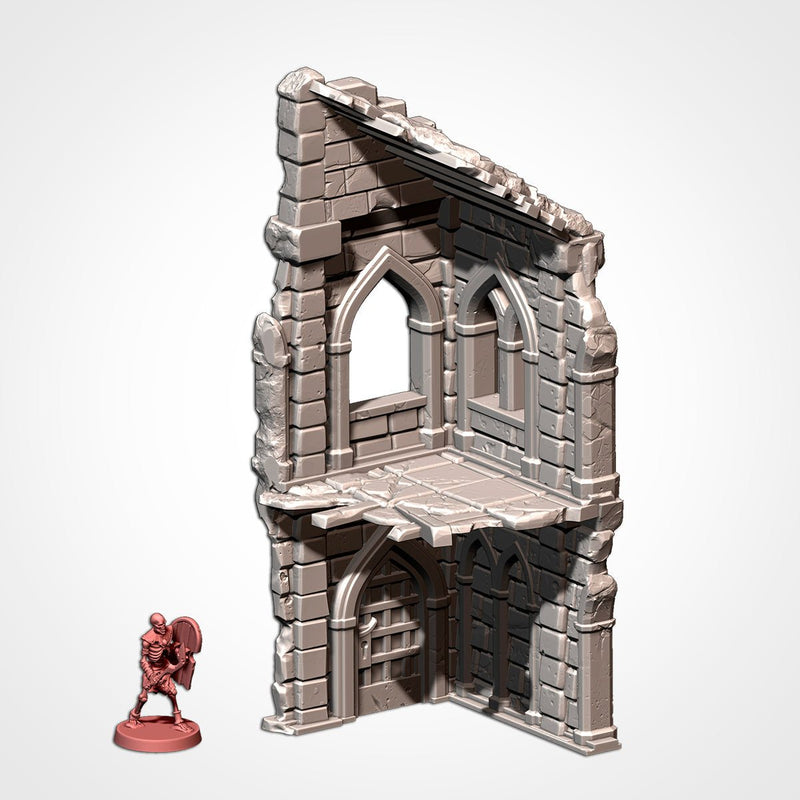 Middle Earth Town 3D printed terrain view 11