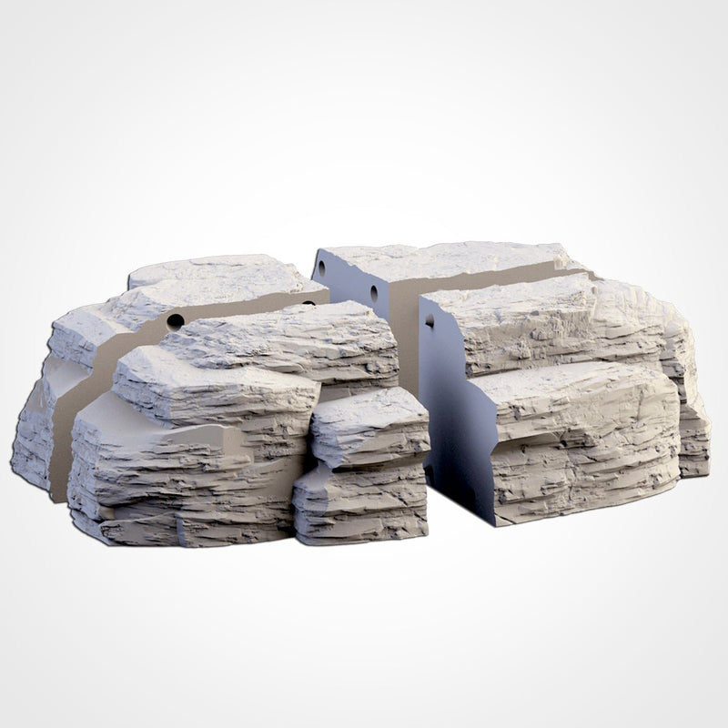 Rocky Mountains 3D printed terrain view 11