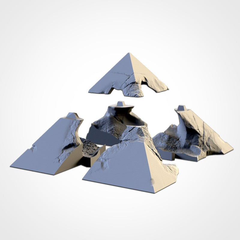 Basaltic Terrain 3D printed terrain view 11