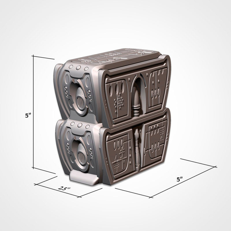 WTC Foldable Eldar Set 3D printed terrain view 11