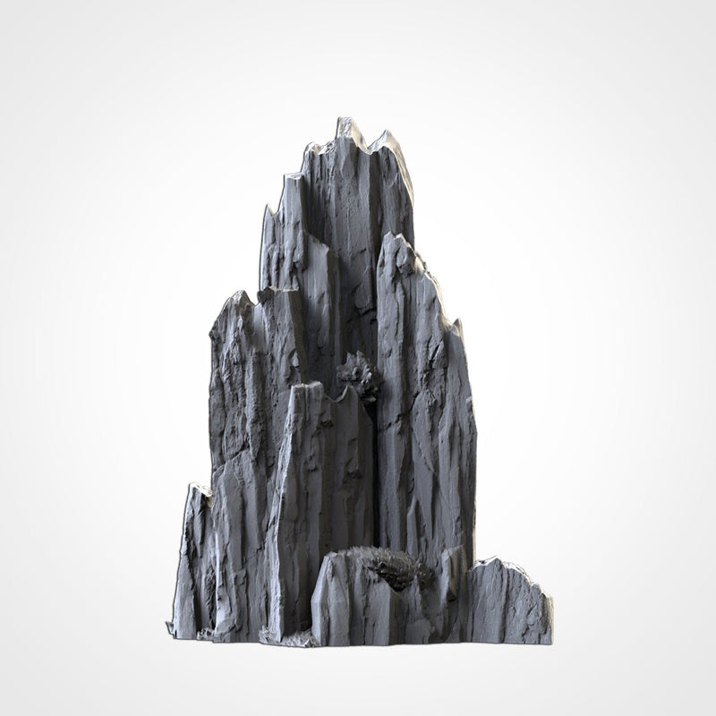 High Mountains 3D printed terrain view 11