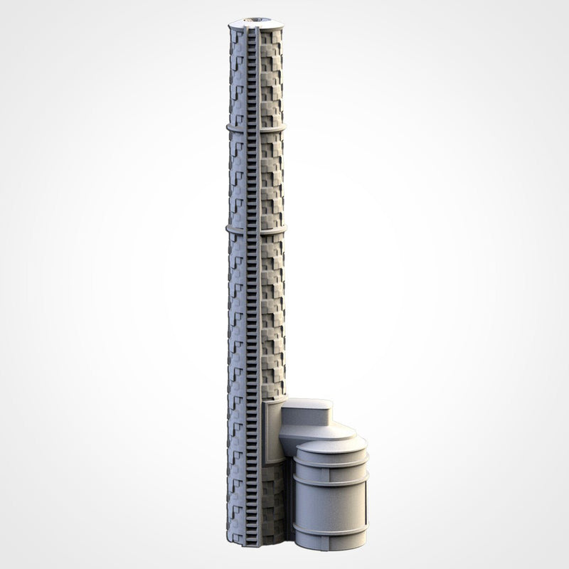 Nuclear Plants 3D printed terrain view 11