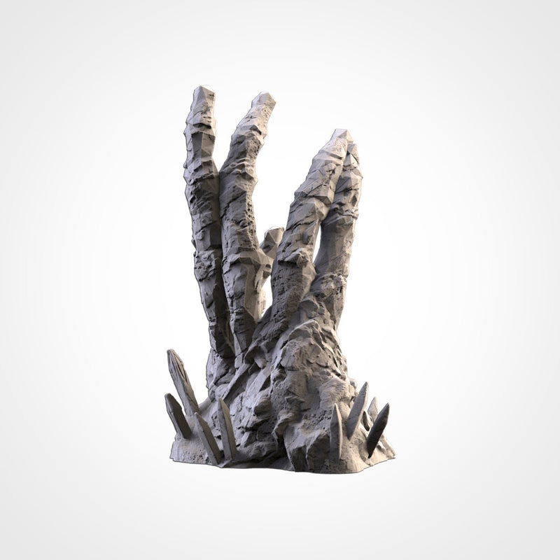 Cursed Ground 3D printed terrain view 11