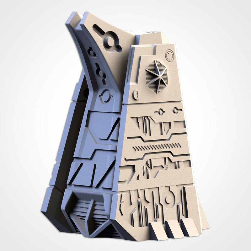 Xeno Pyramids 02 3D printed terrain view 11