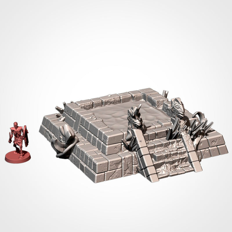 The Lost City 3D printed terrain view 11