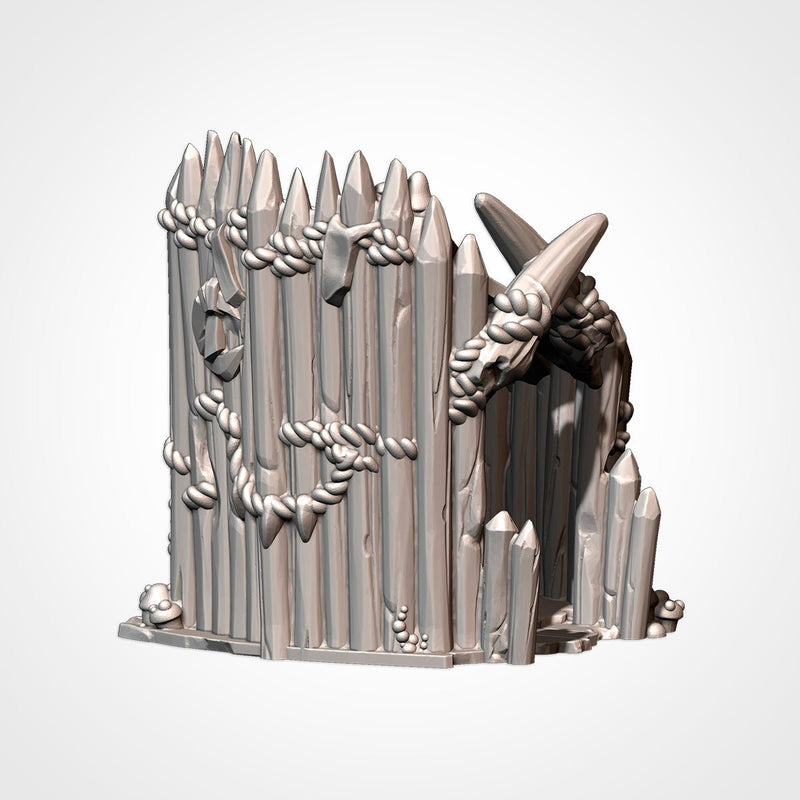 Goblin Camp 3D printed terrain view 11