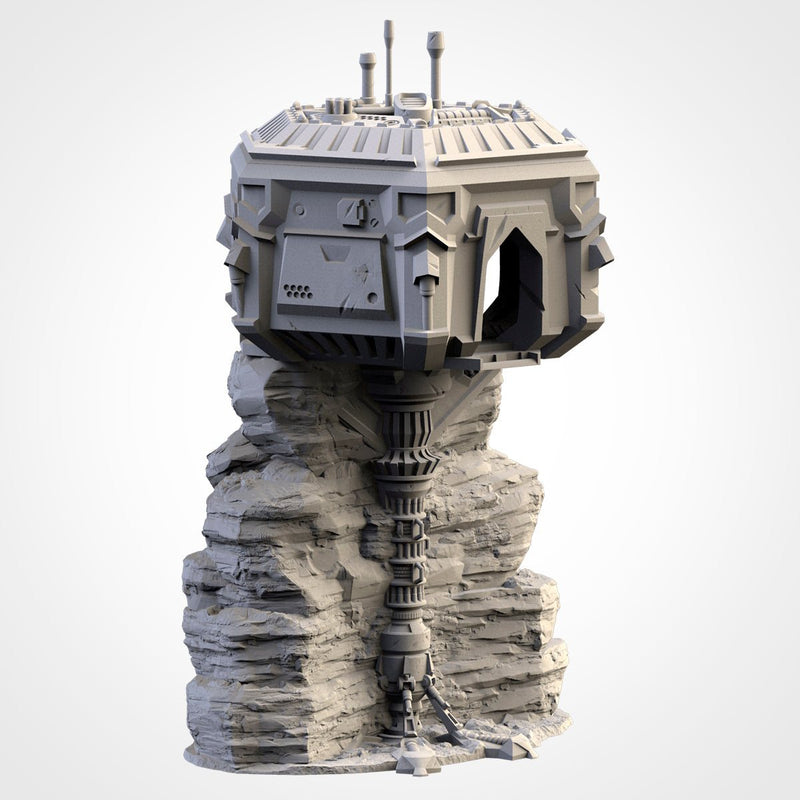 Sci-Fi City 3D printed terrain view 11