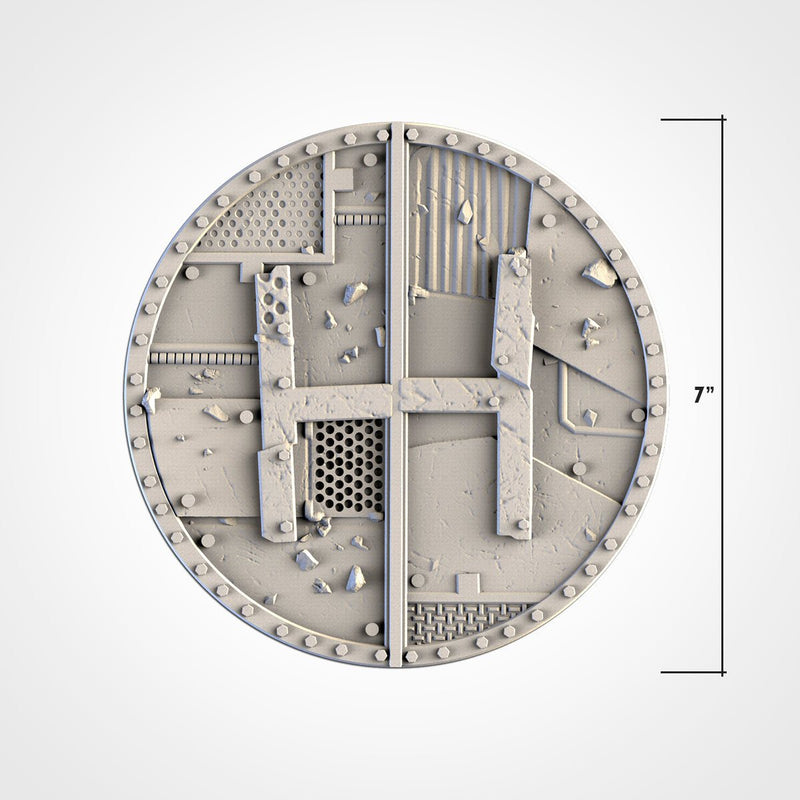 Post-Apocalyptic WTC Set 02 3D printed terrain view 11