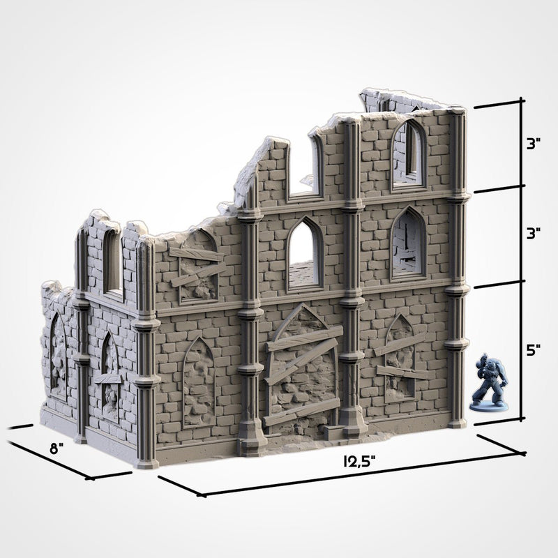 Temple Ruins 3D printed terrain view 11