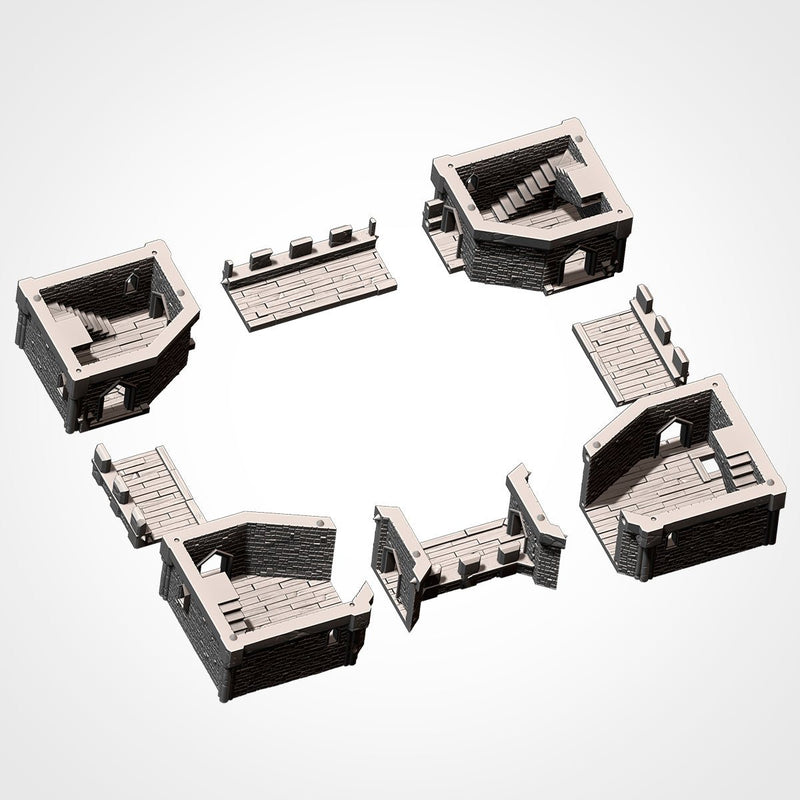 Castle / Stronghold 3D printed terrain view 11