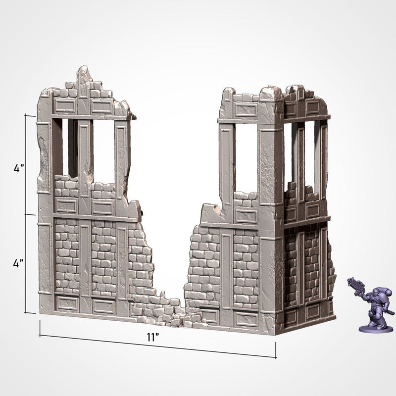 City Ruins (old GW) 3D printed terrain view 11