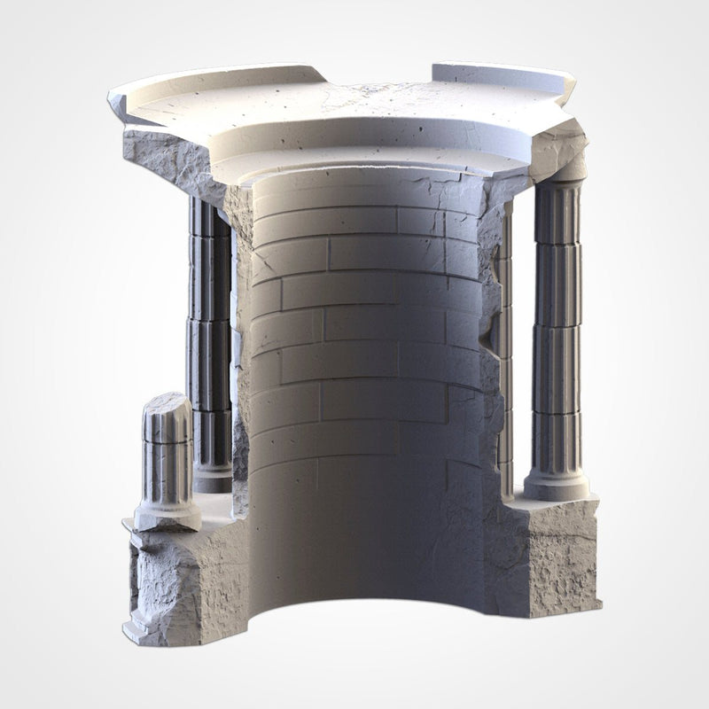 Classic Temples 3D printed terrain view 11
