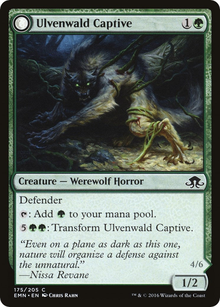 Ulvenwald Captive // Ulvenwald Abomination [Eldritch Moon]