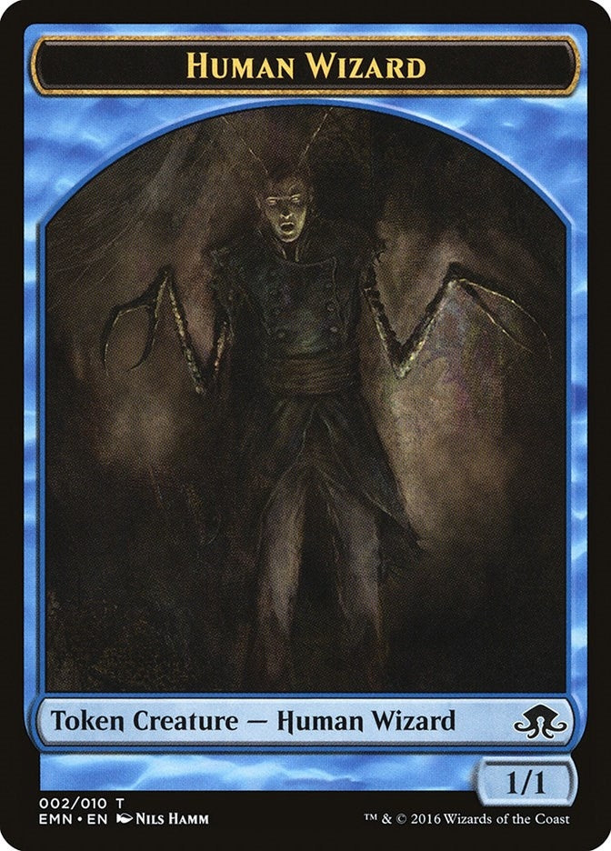 Human Wizard Token (2) [EMN]