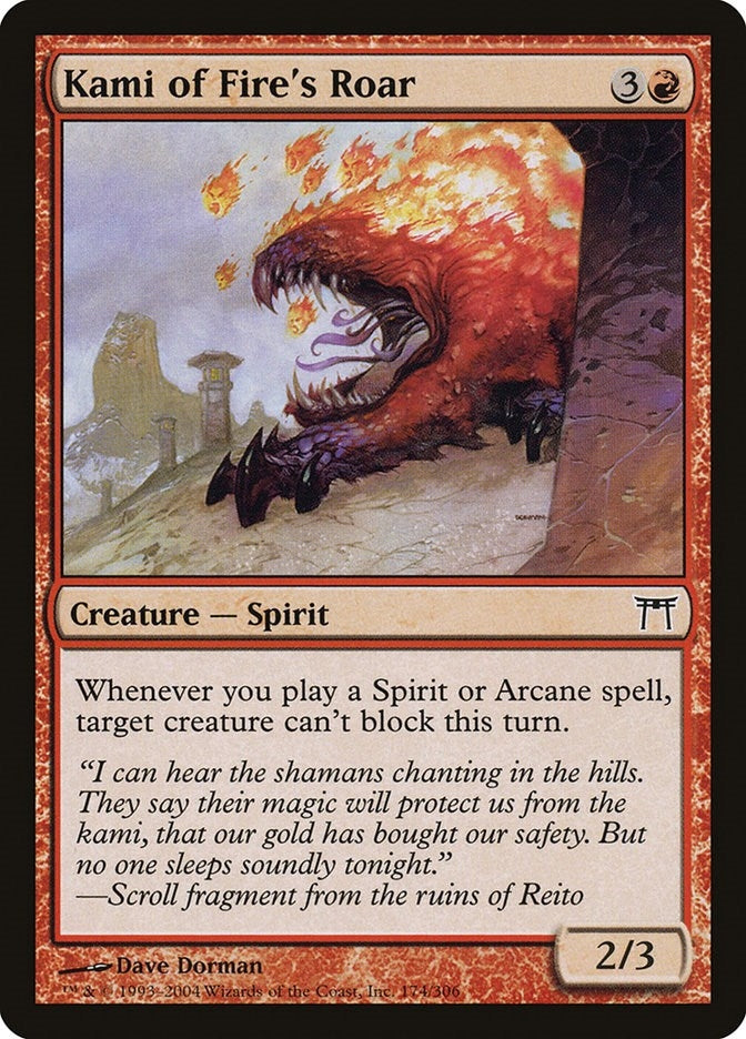 Kami of Fires Roar (174) [CHK]