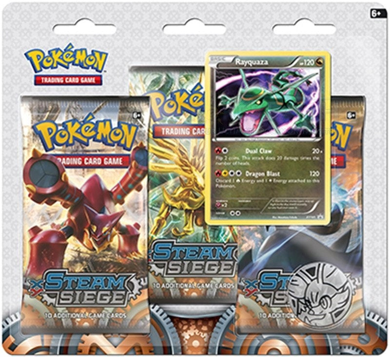 Steam Siege 3 Pack Blister Rayquaza [STS]