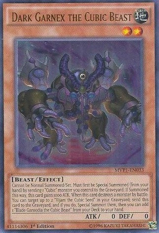 Dark Garnex the Cubic Beast (MVP1-EN033) [MVP1]
