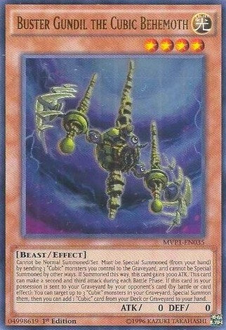 Buster Gundil the Cubic Behemoth (MVP1-EN035) [MVP1]