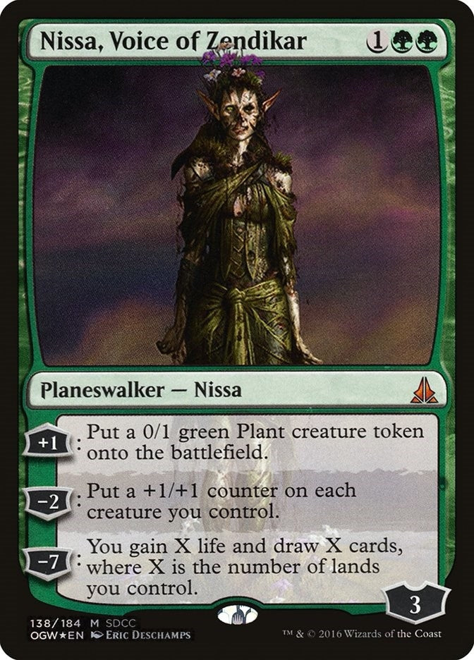 Nissa Voice of Zendikar SDCC 2016 Exclusive (138) [MEDIA]