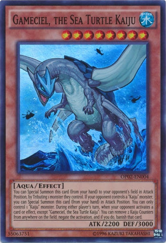 Gameciel the Sea Turtle Kaiju (OP02-EN004) [OP02]