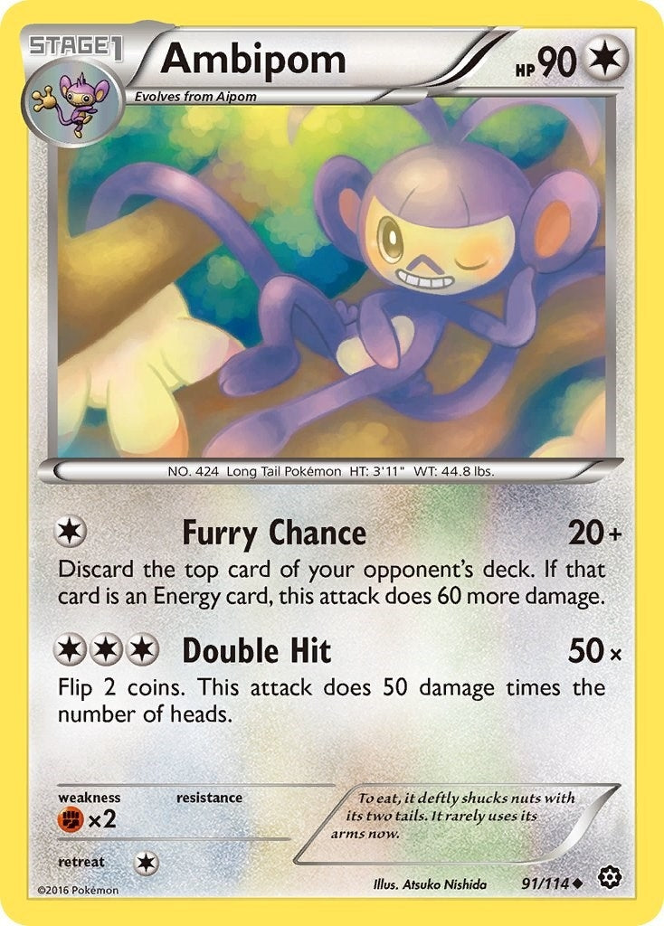 Ambipom (91/114) (XY - Steam Siege)