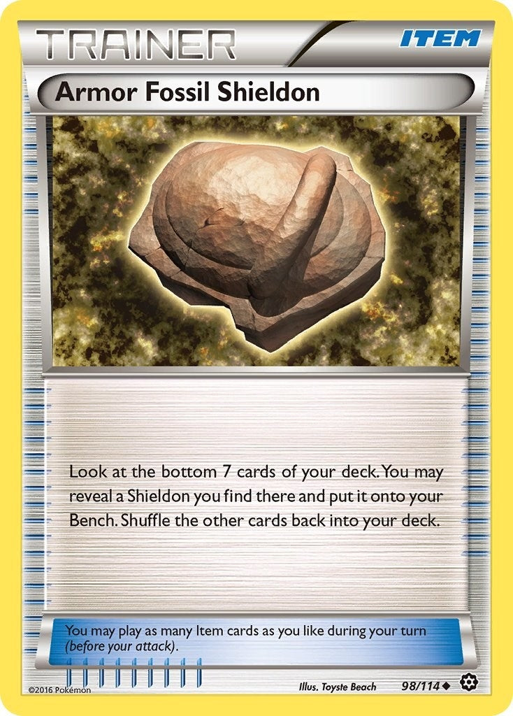 Armor Fossil Shieldon (98/114) [STS]