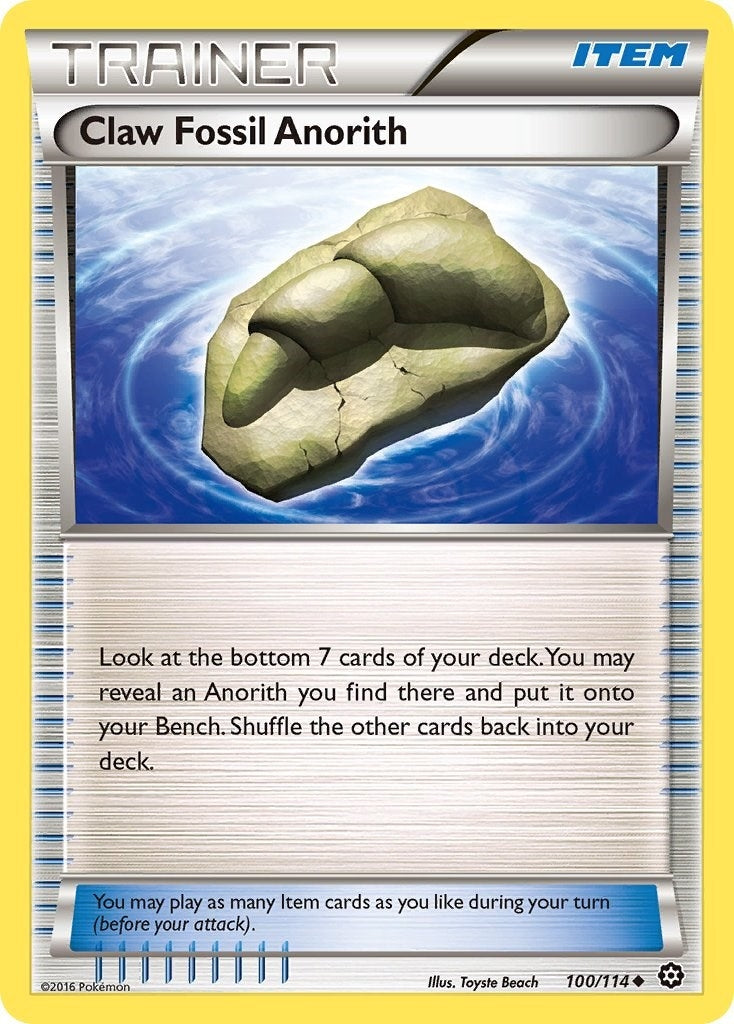 Claw Fossil Anorith (100/114) (XY - Steam Siege)