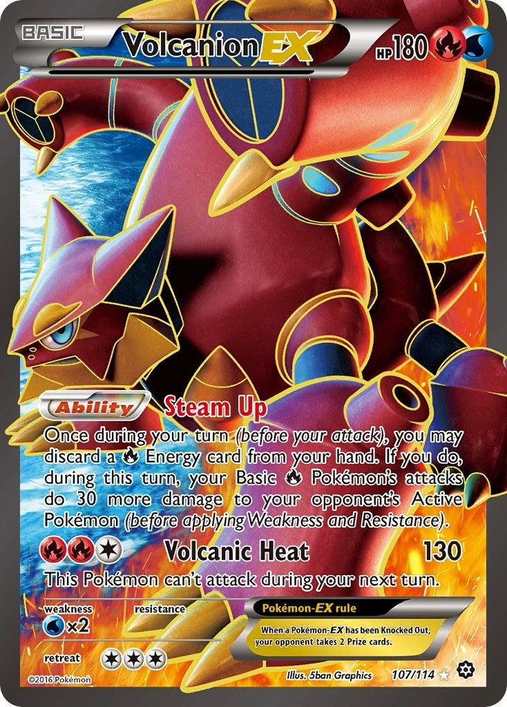 Volcanion EX (107/114) [XY: Steam Siege]