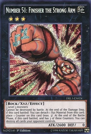 Number 51 Finisher the Strong Arm (DRL3-EN024) [DRL3]
