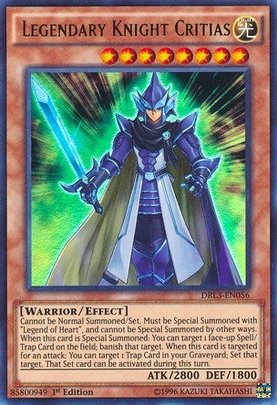 Legendary Knight Critias (DRL3-EN056) [DRL3]