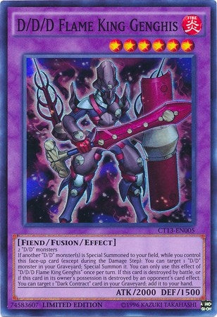 D D D Flame King Genghis (CT13-EN005) [CT13]