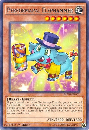Performapal Elephammer (MP16-EN002) [MP16]