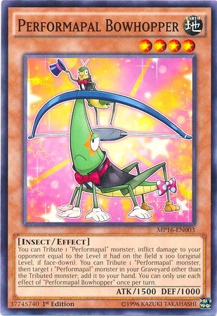 Performapal Bowhopper (MP16-EN003) [MP16]